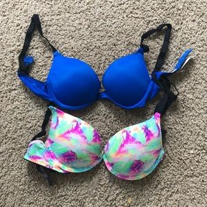 Pink Victoria secret bra set
